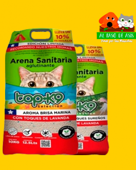 ARENA TOPK9 AGLUTINANTE 10KG VARIEDADES