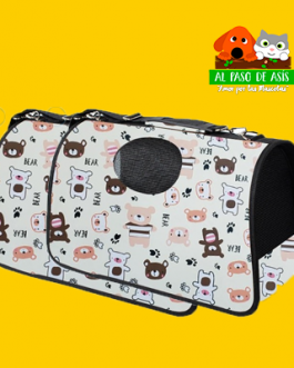 BOLSO TRANSPORTE MASCOTAS DISENOS VARIEDADES