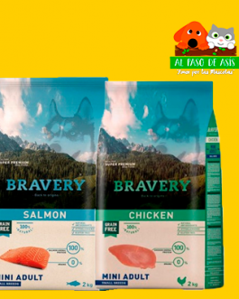 BRAVERY PERRO 2KG VARIEDADES