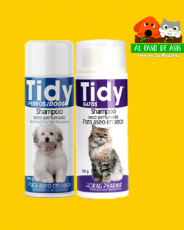 SHAMPOO SECO TIDY GATO Y PERRO VARIEDADES